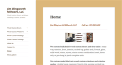 Desktop Screenshot of jimillingworthmillwork.com