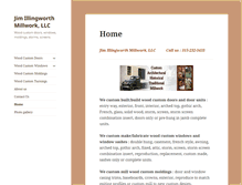Tablet Screenshot of jimillingworthmillwork.com